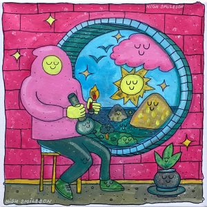 I’m chillin’ at home